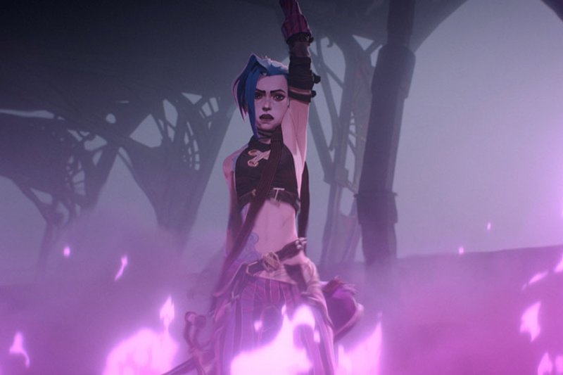 Сериал аркейн 2021 Джинкс