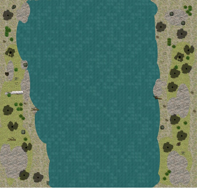 Берег реки карта ДНД