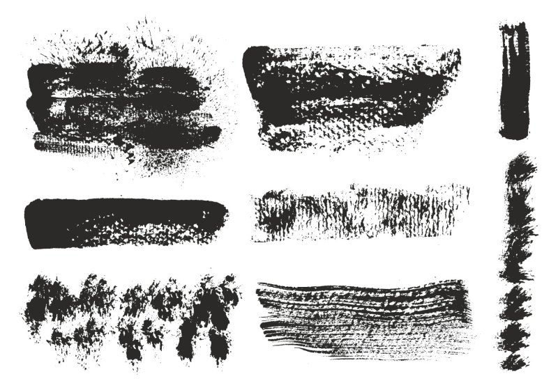 Мазок кисти вектор