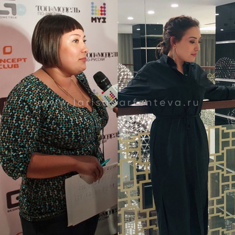 Лариса Парфентьева до и после
