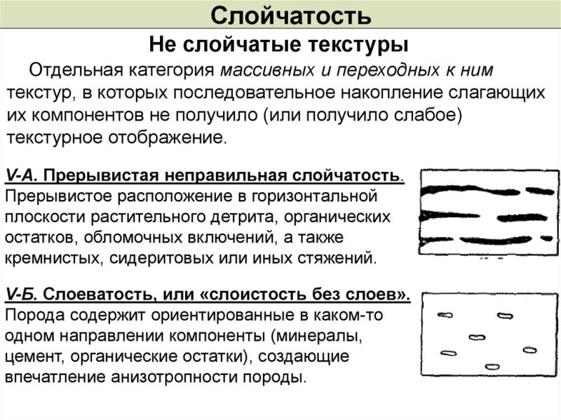 Слойчатость и слоистость