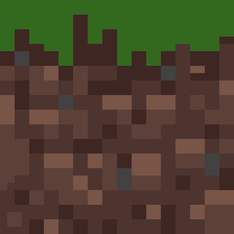 Блок земли майнкрафт 2д