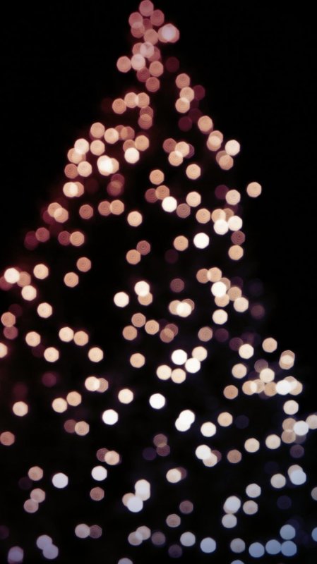 Елка с огоньками