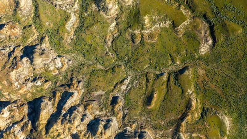 Местность вид сверху