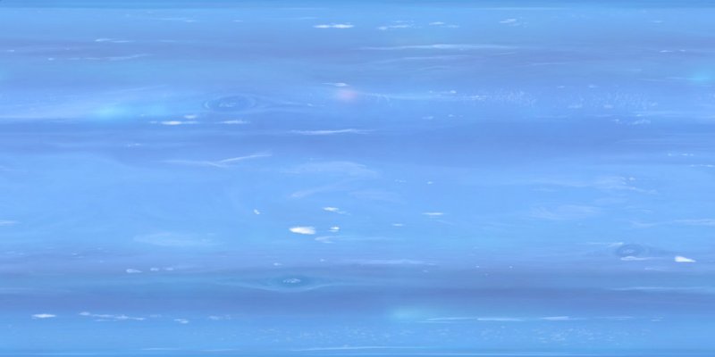 Развертка планеты Нептун