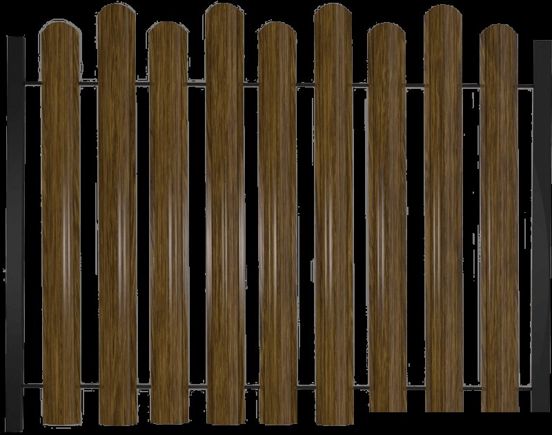 Штакетник лесенкой