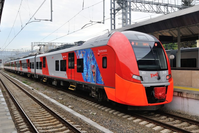 Электропоезд Ласточка эс1 001