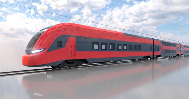 Двухэтажный электропоезд Ласточка