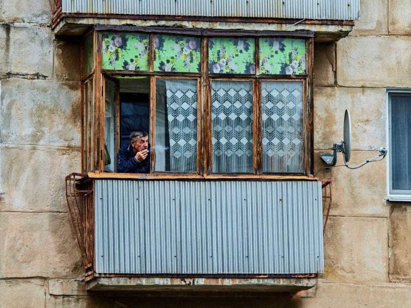 Старый балкон