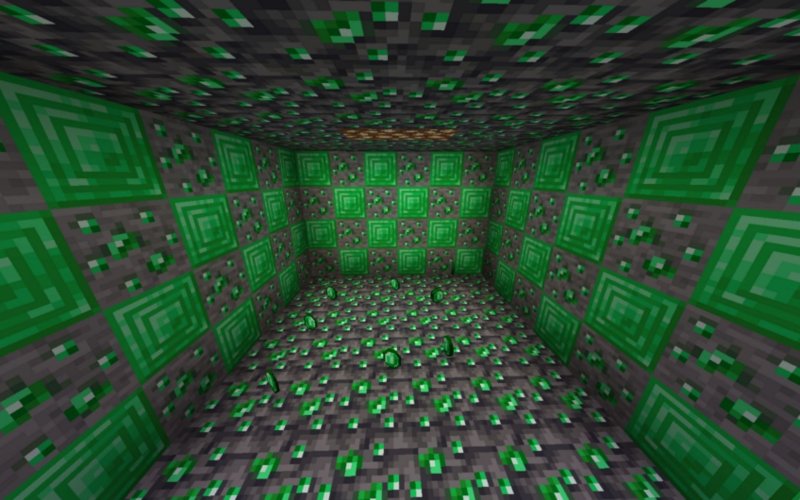 Изумрудный блок майнкрафт