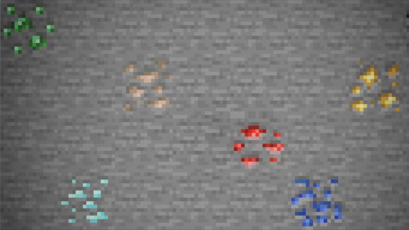 Руды из МАЙНКРАФТА