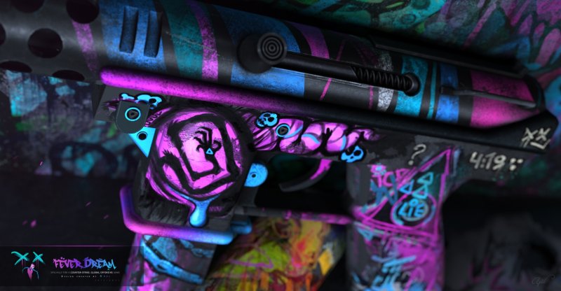 Скин КС го Fever Dream