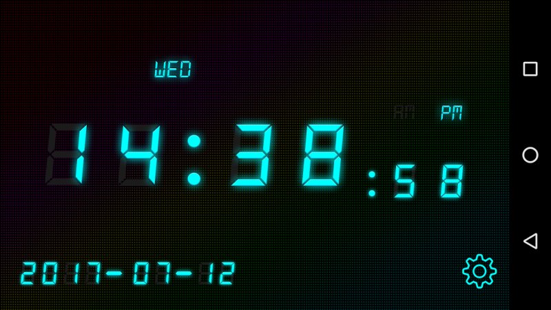 Циферблат электронных часов