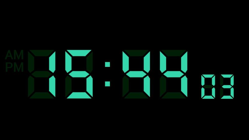 Электронные часы текстура