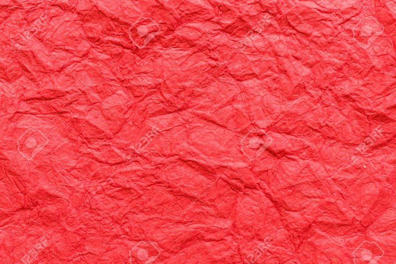 Мятая красная бумага