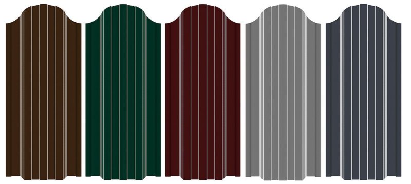 Штакетник рал 8017