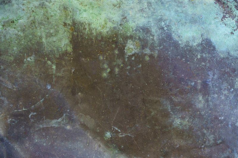 Лист меди с патиной