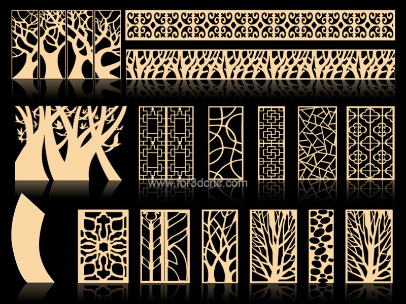 Орнамент для лазерной резки CNC vector DXF