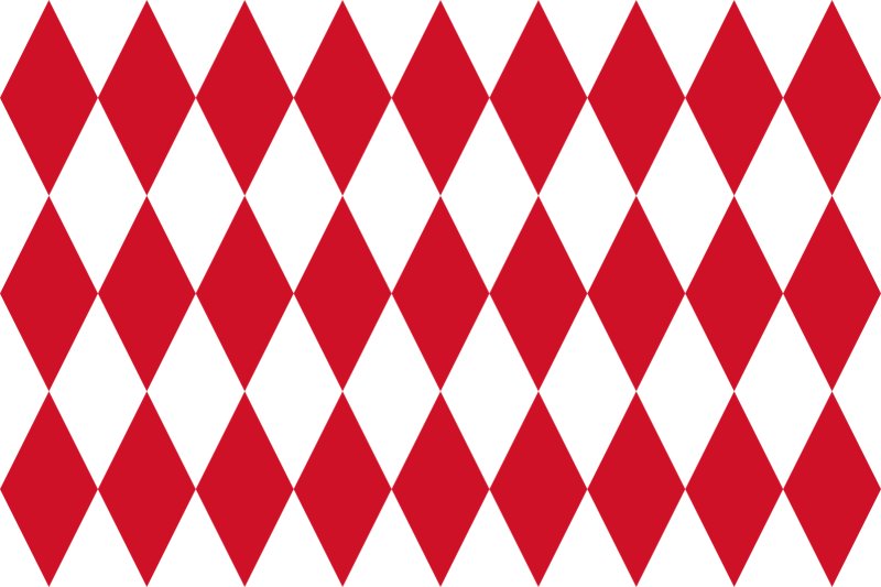 Цветные ромбы