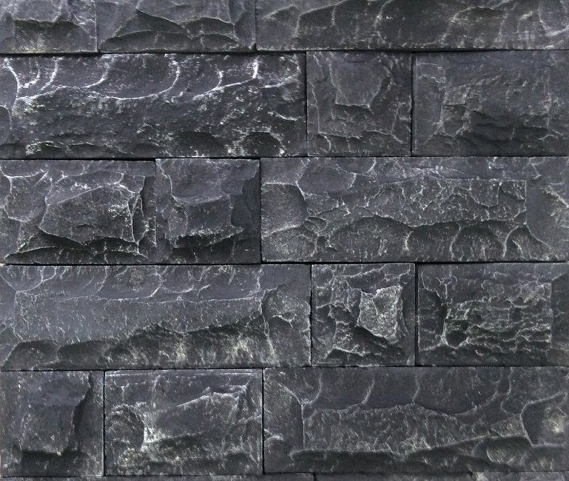 Сланец черный фасад