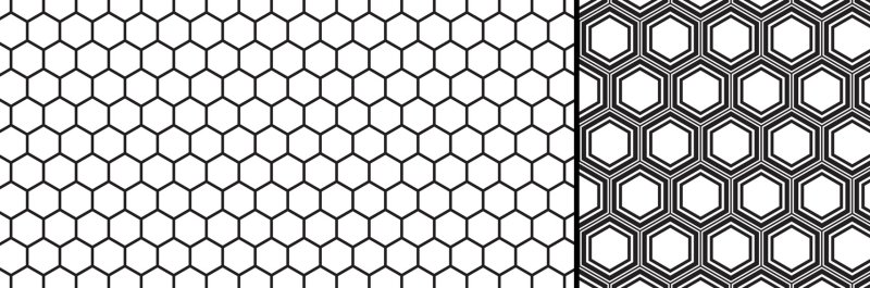 Гексагон узор