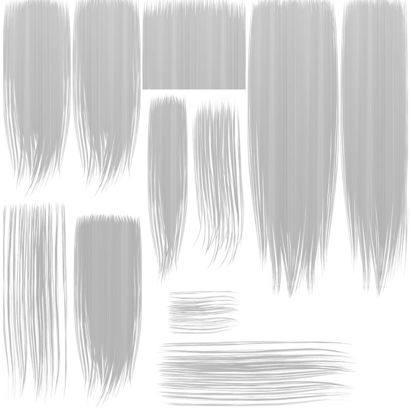 Текстура волос