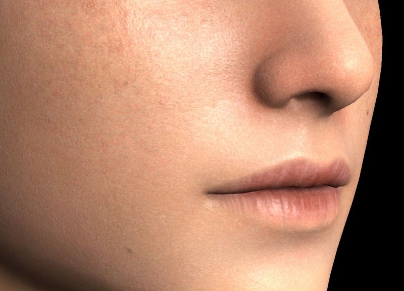 Текстура человеческой кожи