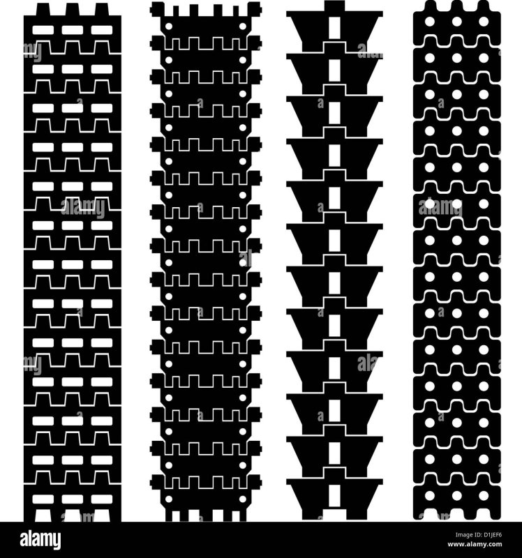 Следы от гусениц танка