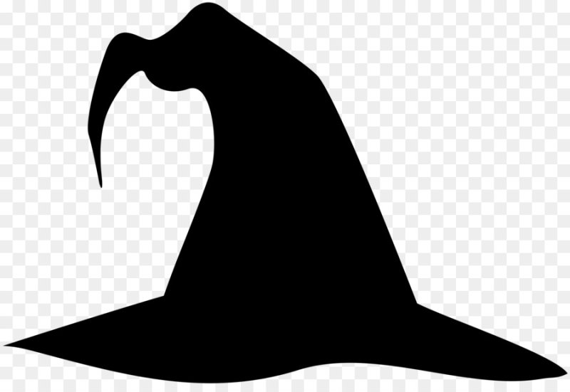 Шляпа ведьмы на Хэллоуин