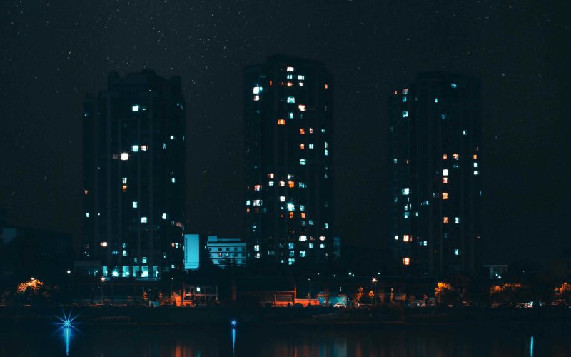 Огни ночного города