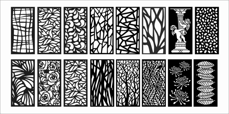 Растительные узоры для лазерной резки
