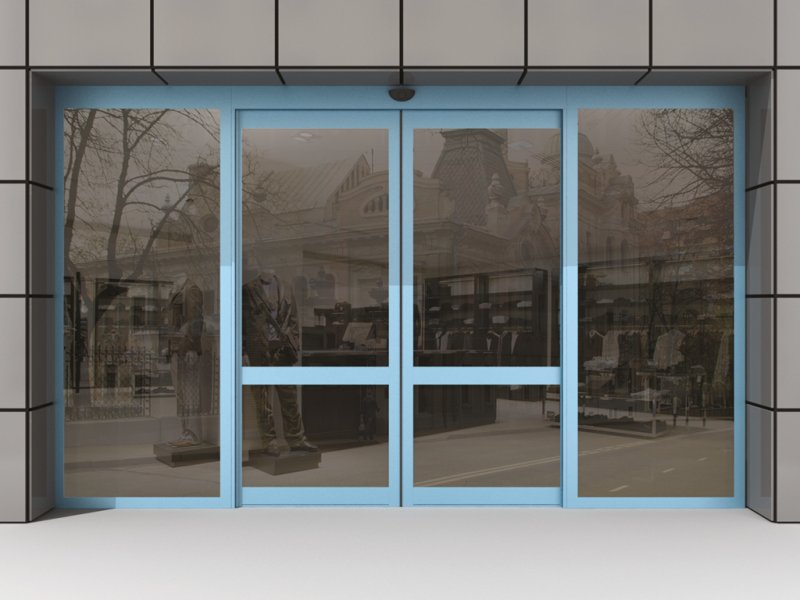 Автоматические раздвижные двери Дорхан