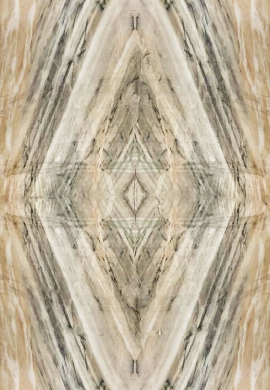 Bookmatched мрамор