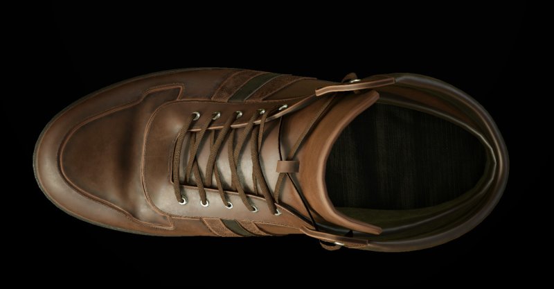 Кожаные ботинки текстура