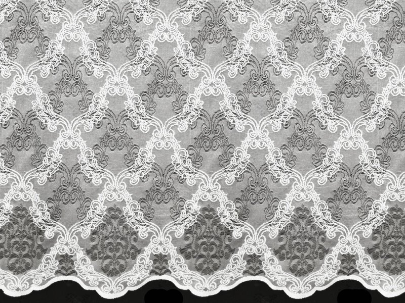 Тюль сетка жаккард Дамаск (268)
