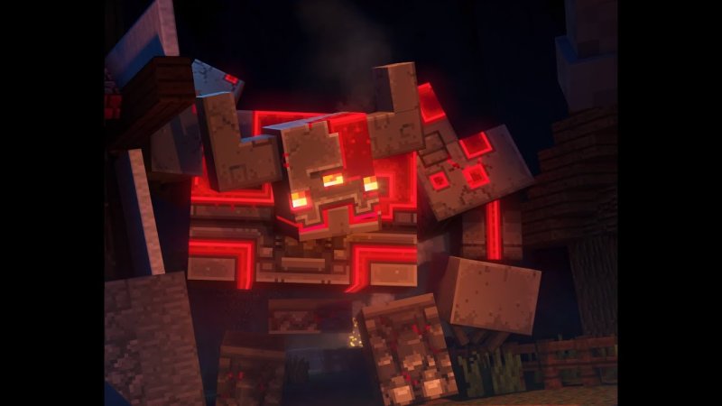 Редстоун голем в майнкрафт Dungeons