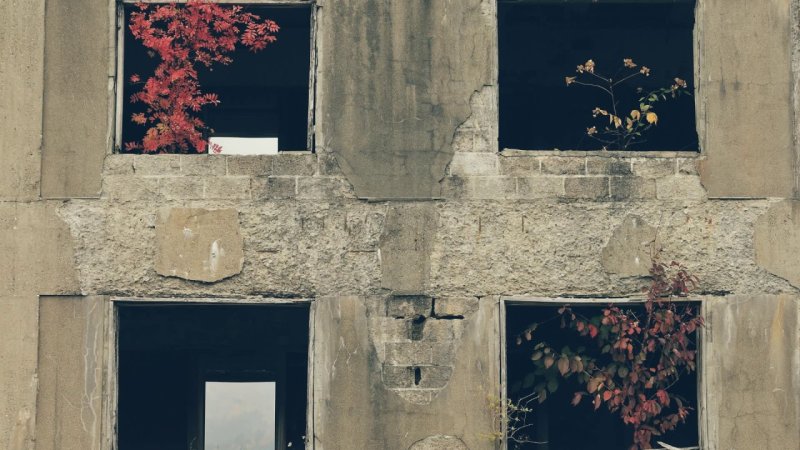 Текстура разрушенного здания