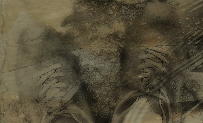 Текстура ботинок