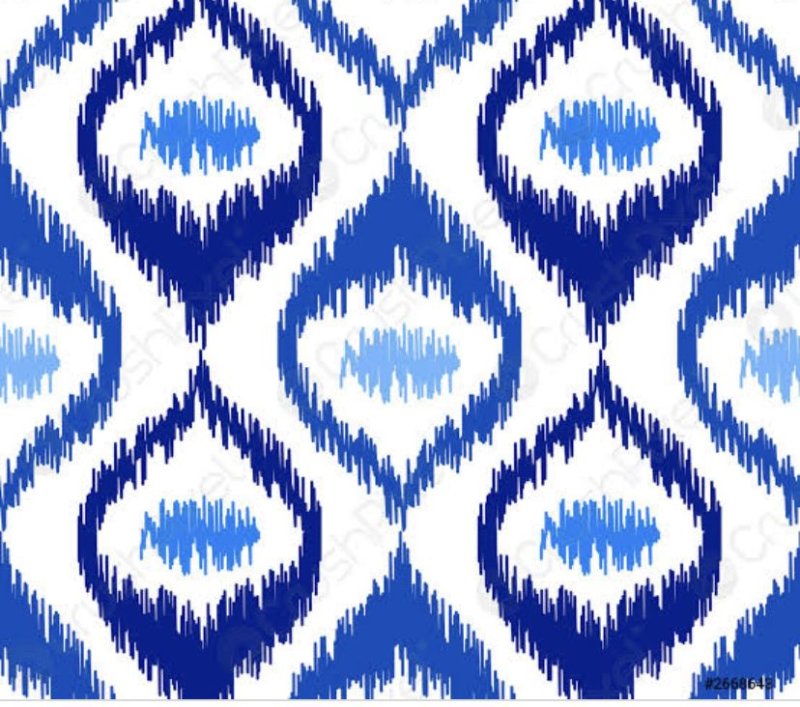 Икат ткань узбекская вектор