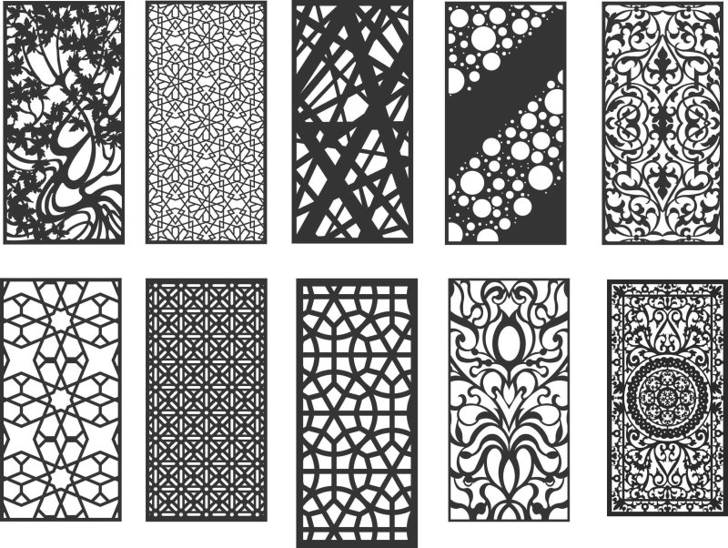 DXF чертежи для ЧПУ плазма