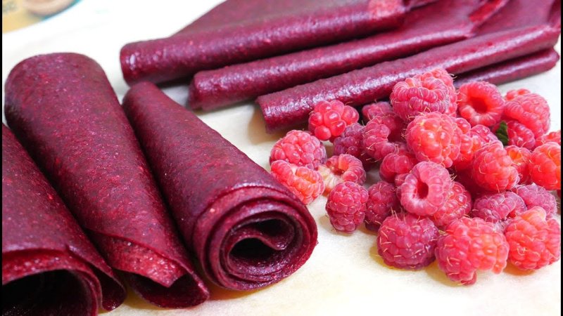 Пастила с малиной