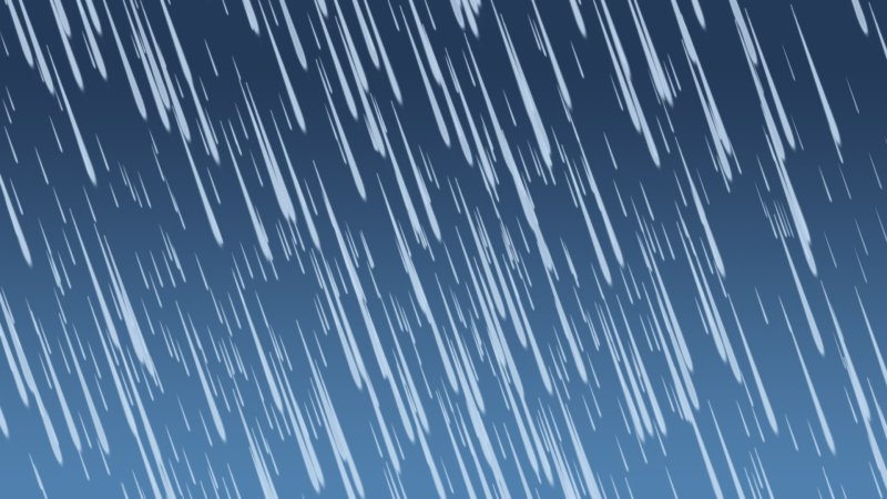 Дождь на прозрачном фоне