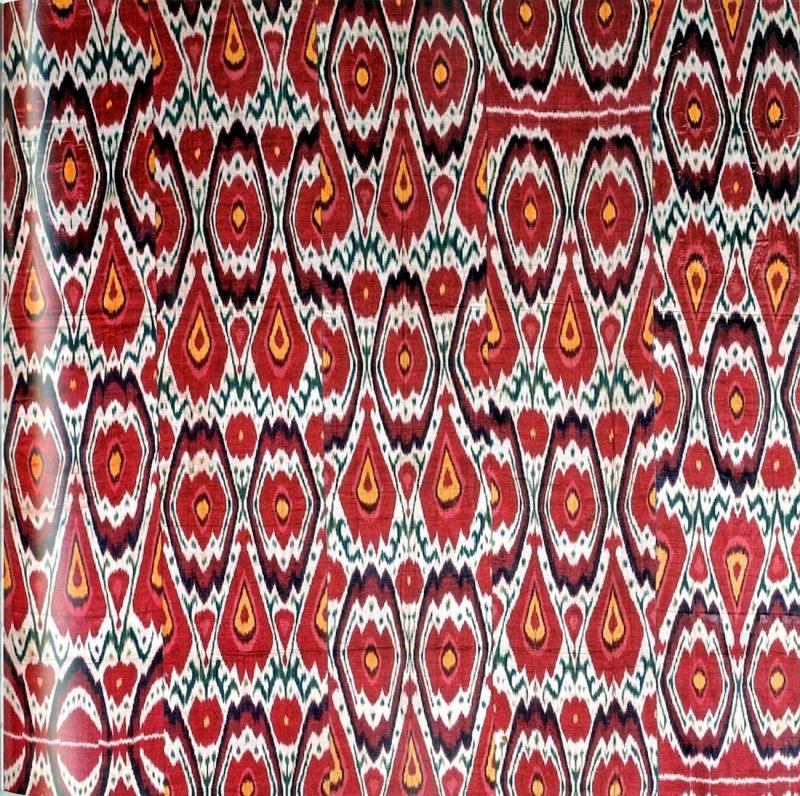 Узбекский узор икат