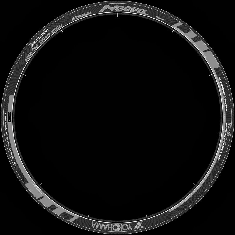 Текстура шины сбоку