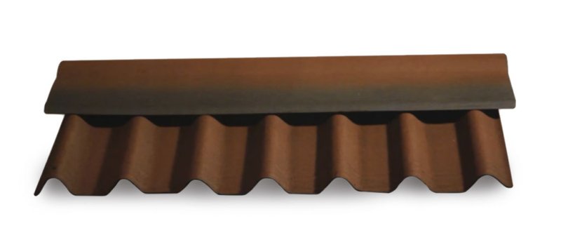 Щипец черепица ондулин красный (15шт.)