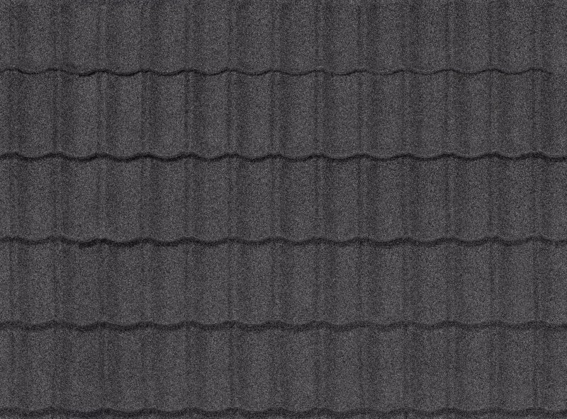 Металлочерепица графит 7024