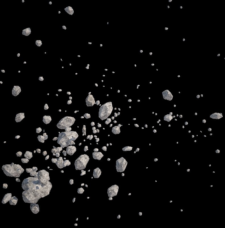 Мелкие камни на белом фоне