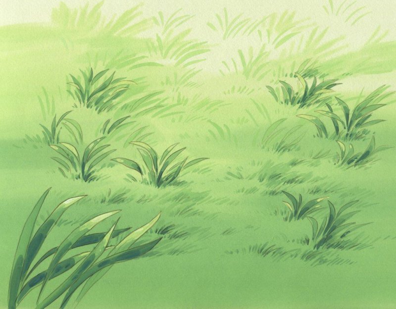 Аниме трава