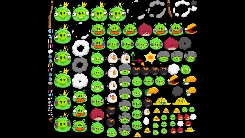 Angry Birds спрайты