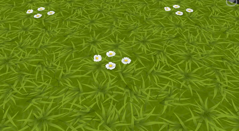 Мультяшная трава вид сверху